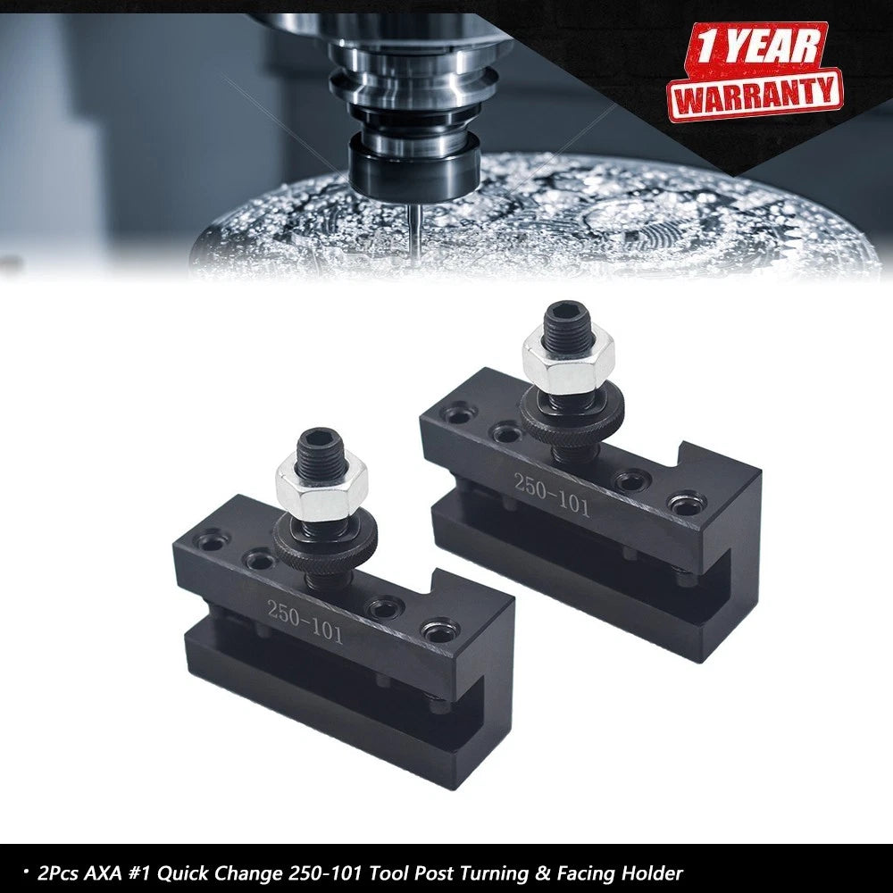 2Pcs Quick Change Tool Post Holder for AXA Lathes (250-101)