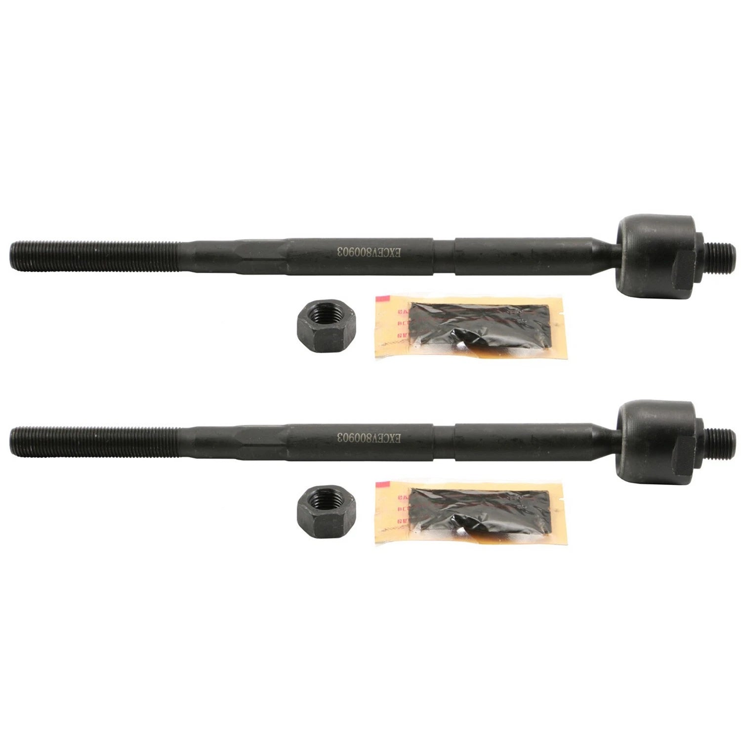 2X Moog Front Inner Steering Tie Rod End Kit for Ford Fiesta (2011–2019)