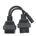 12 Pin OBD1 to 16 Pin OBD2 Diagnostic Adapter Cable for Mitsubishi Hyundai