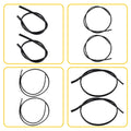 2X Black Trim Roof Molding Kit for Toyota Corolla (2009–2013)