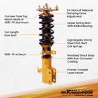 Coilover Lowering Kit with 24 Way Damper for Toyota Corolla (2003-2008)