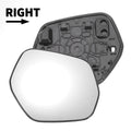 Right Side White Mirror Glass w/ Back Non-heated for Honda HR-V (2014–2020)