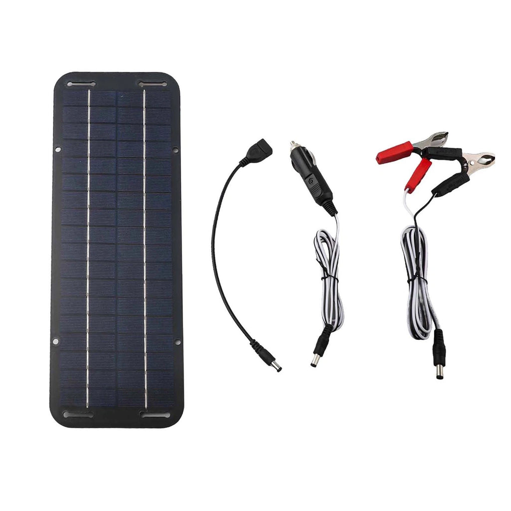 12V 30W Solar Charger Kit for RVs Boats Cars (Overcharge Protection)