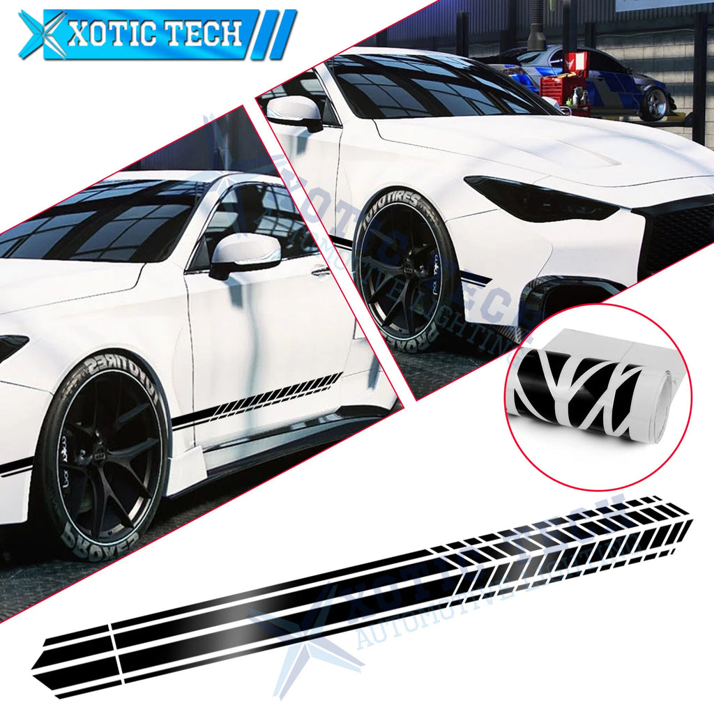 Glossy Black Side Body Door Race Style Graphics Sticker for Infiniti (2000–2025)
