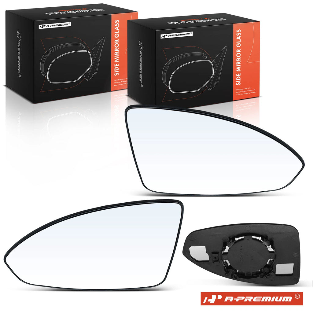 Pair Manual Mirror Glass for Chevy Cruze (2011–2015)