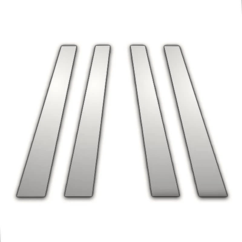 Chrome Pillar Post Covers 4 Piece Replacement for BMW 5 Series (2004–2010)