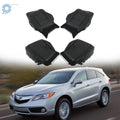 Set of 2 Leather Seat Covers for Acura RDX (2007–2012) Perforated Black