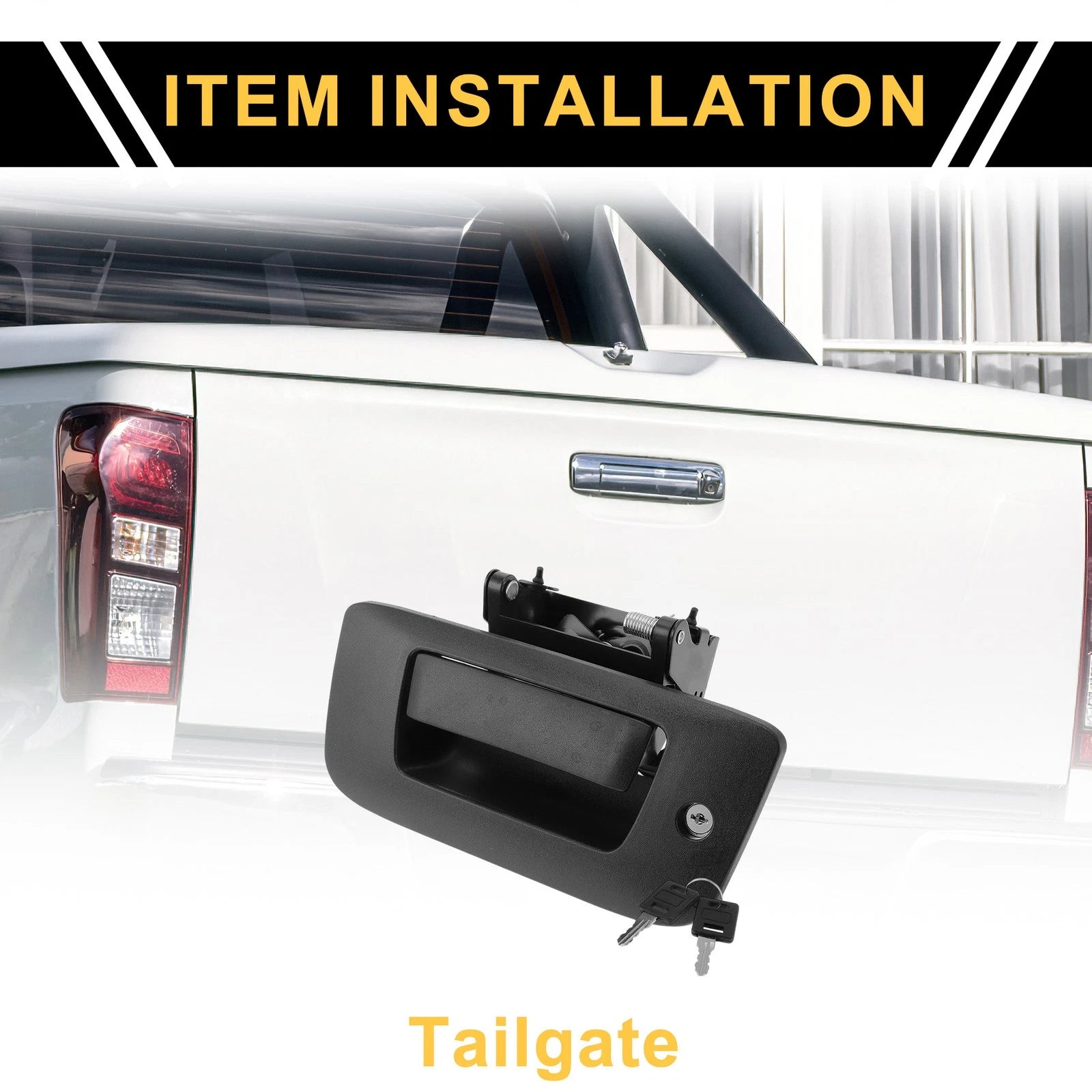Liftgate Latch Tailgate Handle for Chevrolet Silverado 2500, GMC Sierra 1500 