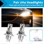 H4 LED Headlight Bulbs Kit 6500K for 9003 (2002–2019)