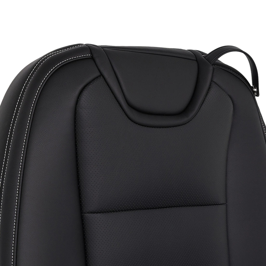 Black Leather Seat Cover for Chevy Camaro Z28/SS/LT/LS (2010–2015)