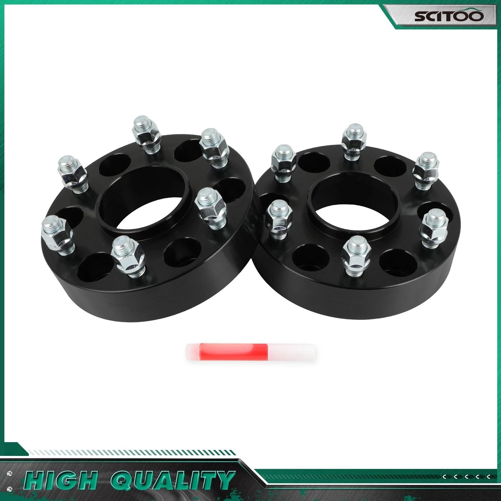 2X 1.5" Wheel Adapters 6x135 to 6x5.5 for Ford F-150, Lincoln Navigator (2004–2023)