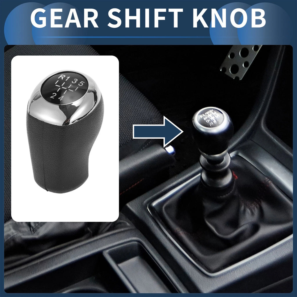 5 Speed Manual Gear Shifter Knob for Hyundai Accent (2011–2014) Plastic Black