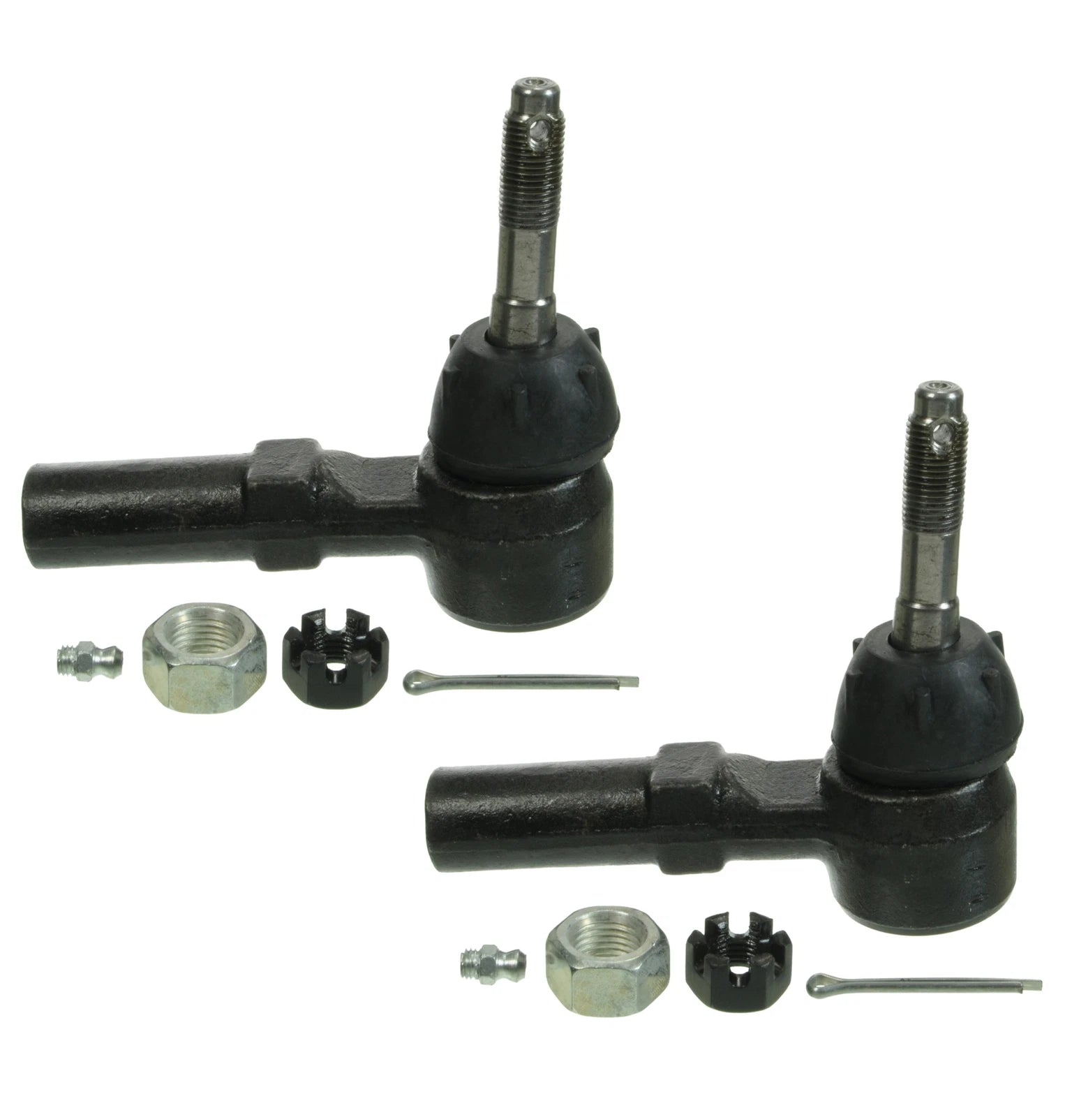 Set of 2 Front Outer Tie Rod Ends for Buick Chevy Oldsmobile Pontiac (Moog)