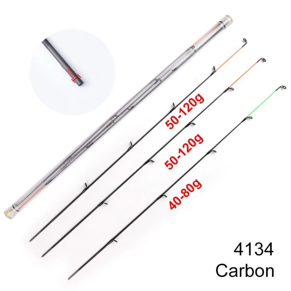 Carbon Fishing Rod Tips Replacement for Feeder and Long Cast Rods (120g)