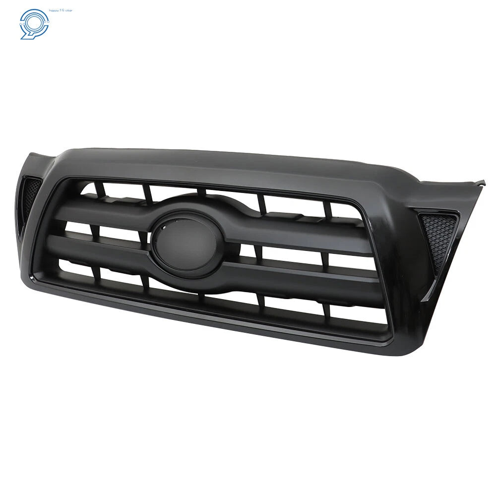 Gloss Black Front Bumper Grill for Toyota Tacoma (2005-2011)
