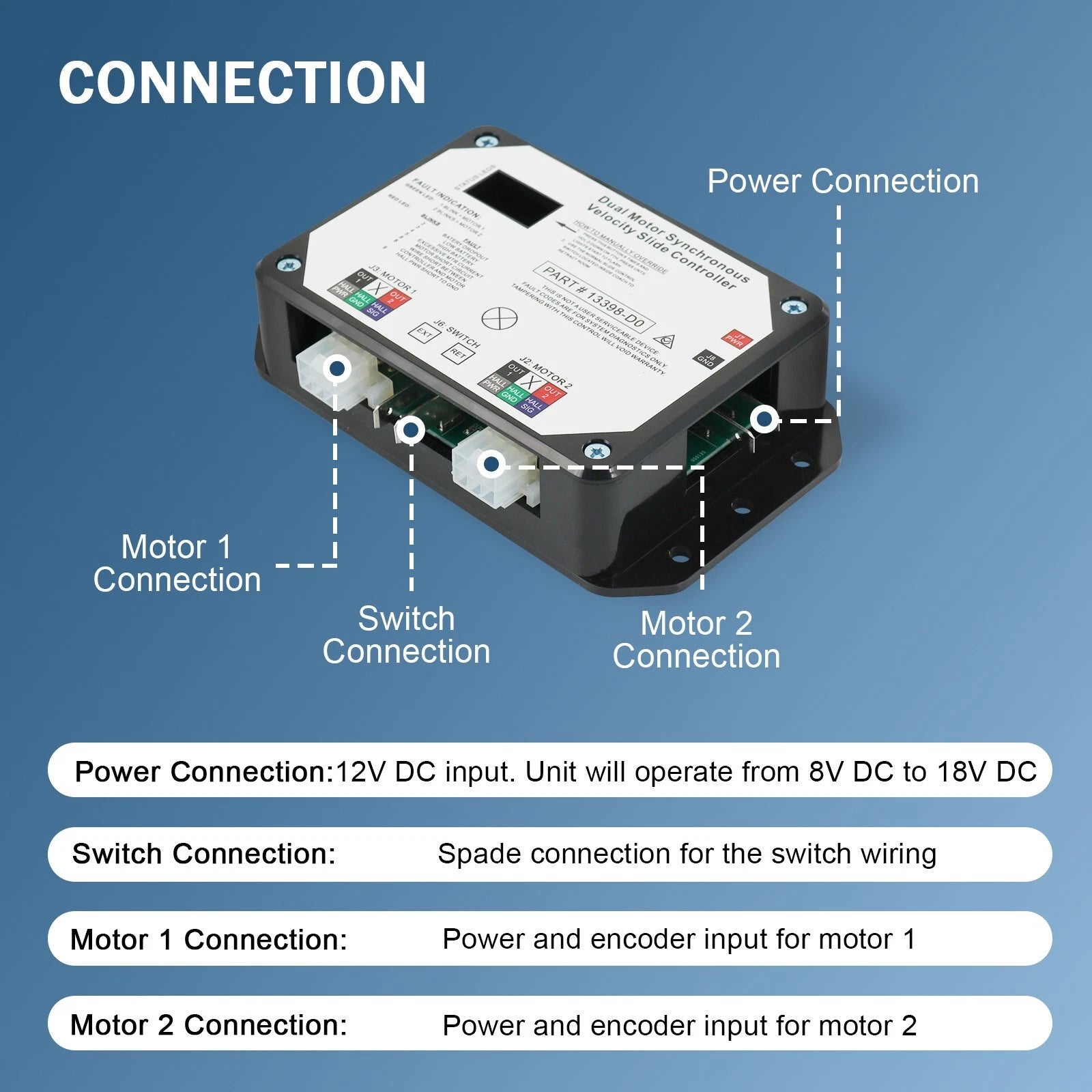 Dual Motor Slide Controller for Lippert (13398-D0)