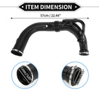 Intake Hose for Mercedes-Benz W204 2012-2015, Black, 2 x Compatible Parts