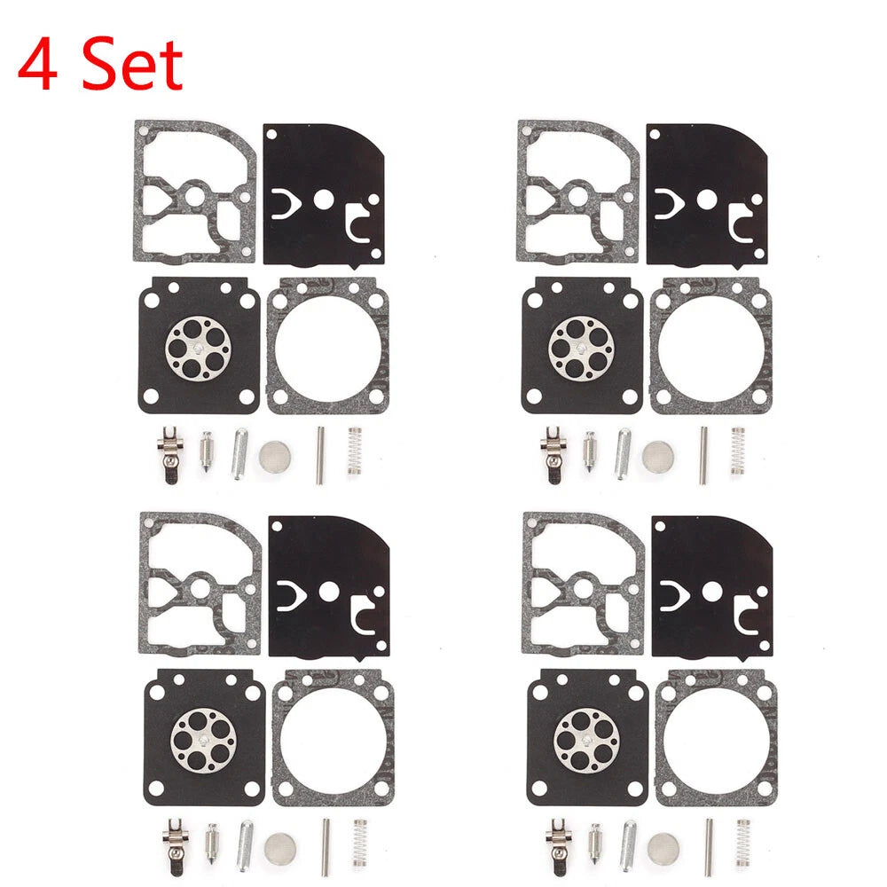 Set of 4 Carburetor Diaphragm Kit for Zama RB-129 C1M-W26A C1M-W26B C1M-W26C