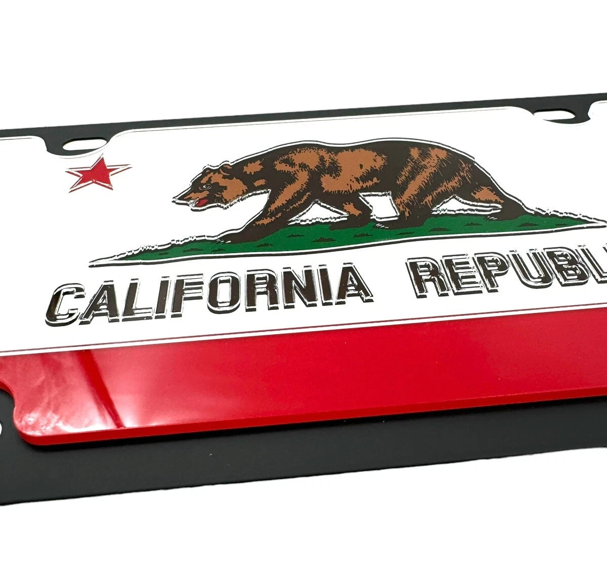License Plate Frame Front Mount Premium Black for Honda Civic (2006–2021)