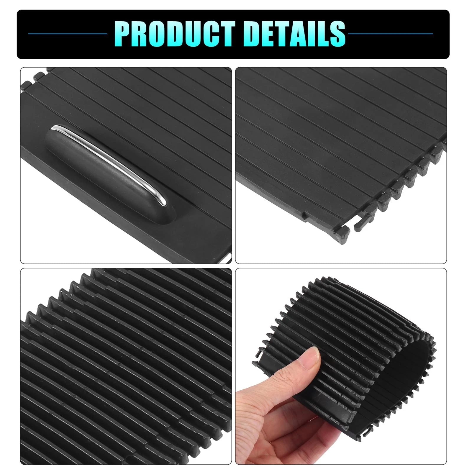 Center Console Roller Blind Cover for Mercedes Benz C-Class W204 S204
