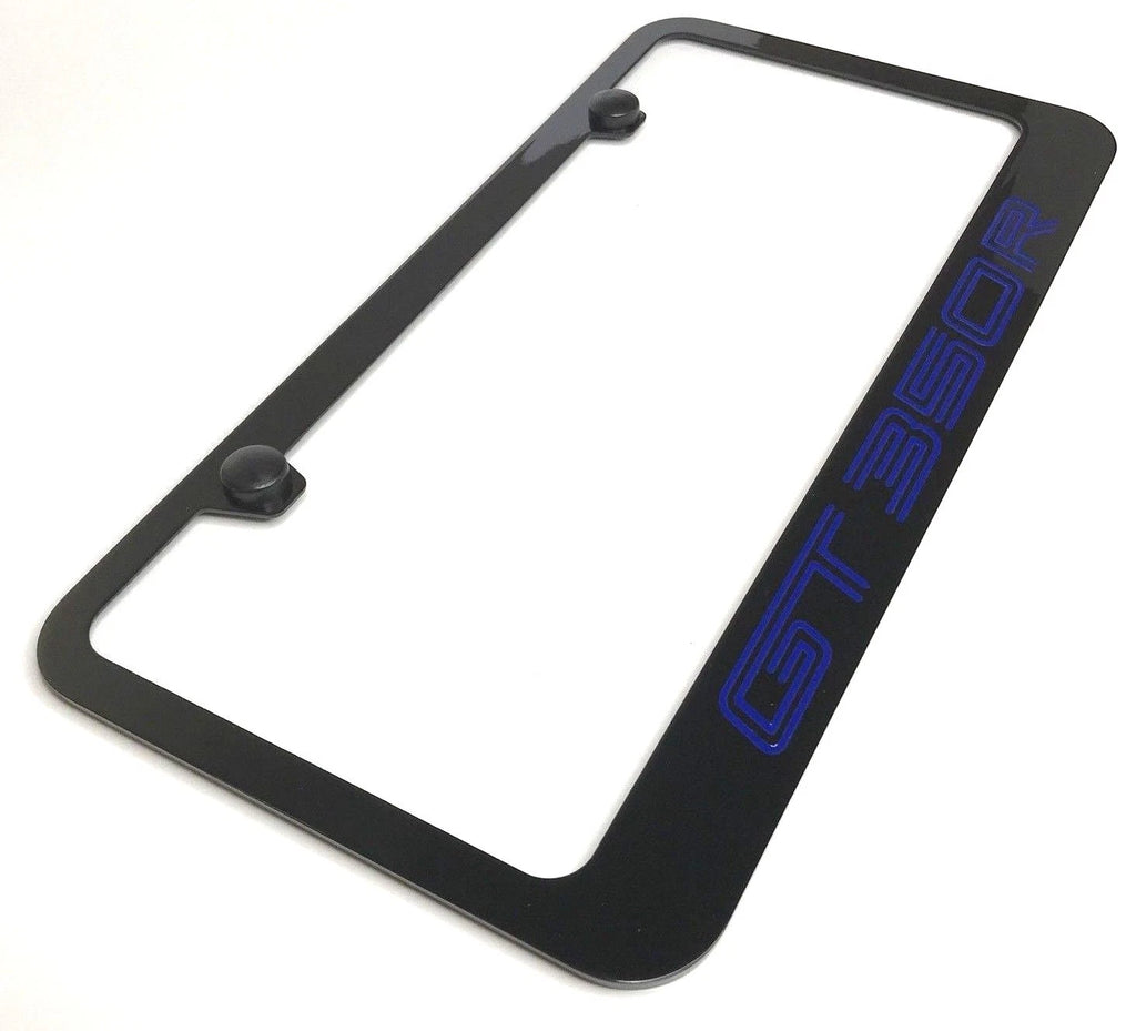 Premium License Plate Frame Engraved for Ford Mustang Shelby GT350R (2015–2020)