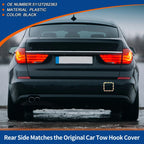 Rear Tow Hook Cover for BMW 535i 550i GT (2010–2013) No. 51127262363 Black