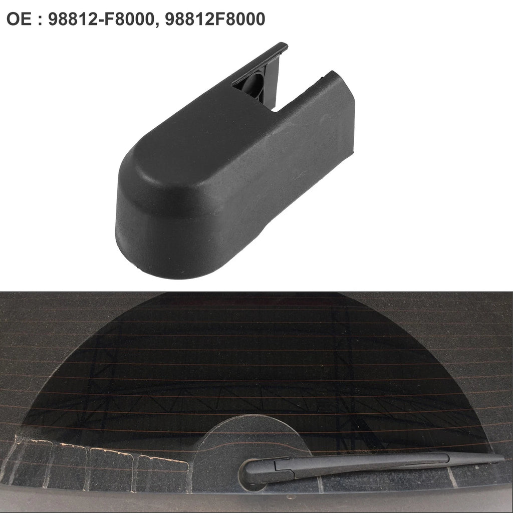 Rear Windshield Wiper Arm Cover Cap for Hyundai Venue (2020–2021) Black