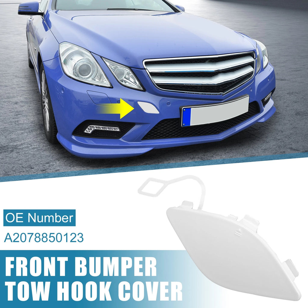 Tow Hook Cover for Mercedes-Benz E350 (2010–2013) - White