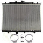 Radiator for Nissan Rogue (2014–2020) w/ Hose Clamps Kit 8-10mm 27-51mm