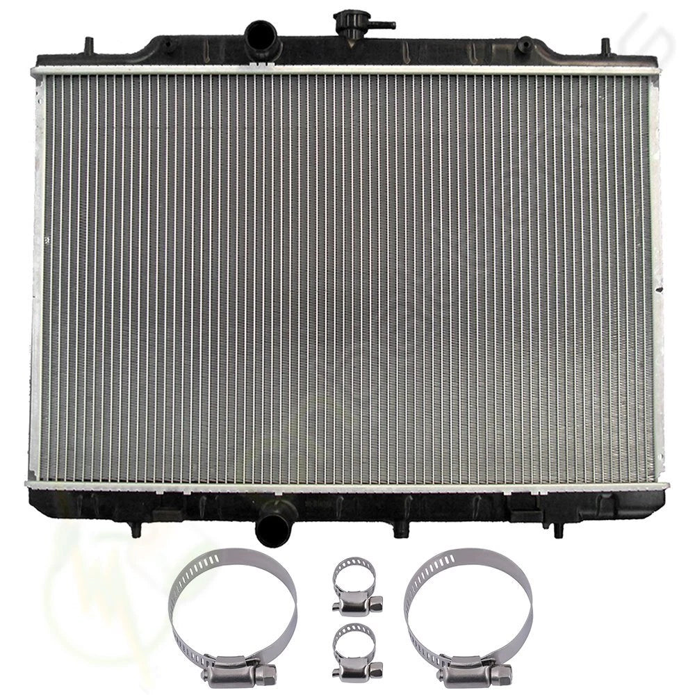 Radiator for Nissan Rogue (2014–2020) w/ Hose Clamps Kit 8-10mm 27-51mm