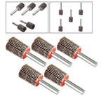 Pack of 5 Professional 15mm Flap Wheels for Deburring and Finishing 80 Grit