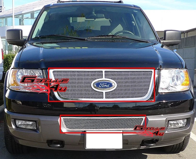 Stainless Mesh Grille Combo for Ford Expedition (2003–2006)