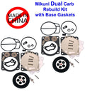 Dual Mikuni Carburetor Rebuild Kit for SeaDoo GTX LTD (1998–2001)