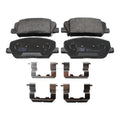 Set of 4 TRW Pro Low-Metallic Brake Pads for Veloster Forte Koup Forte5 (2011–2018)