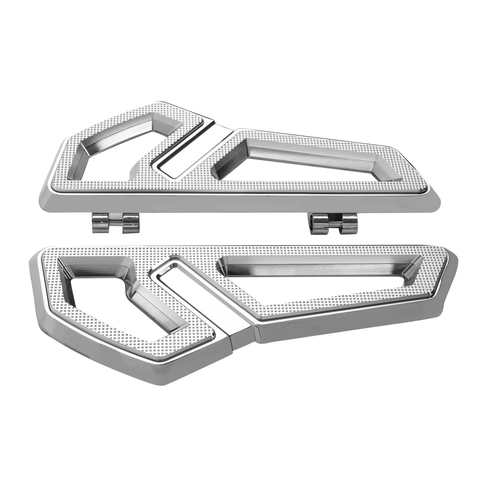 Chrome Driver Floorboards for Harley Street Glide (2014-2024)