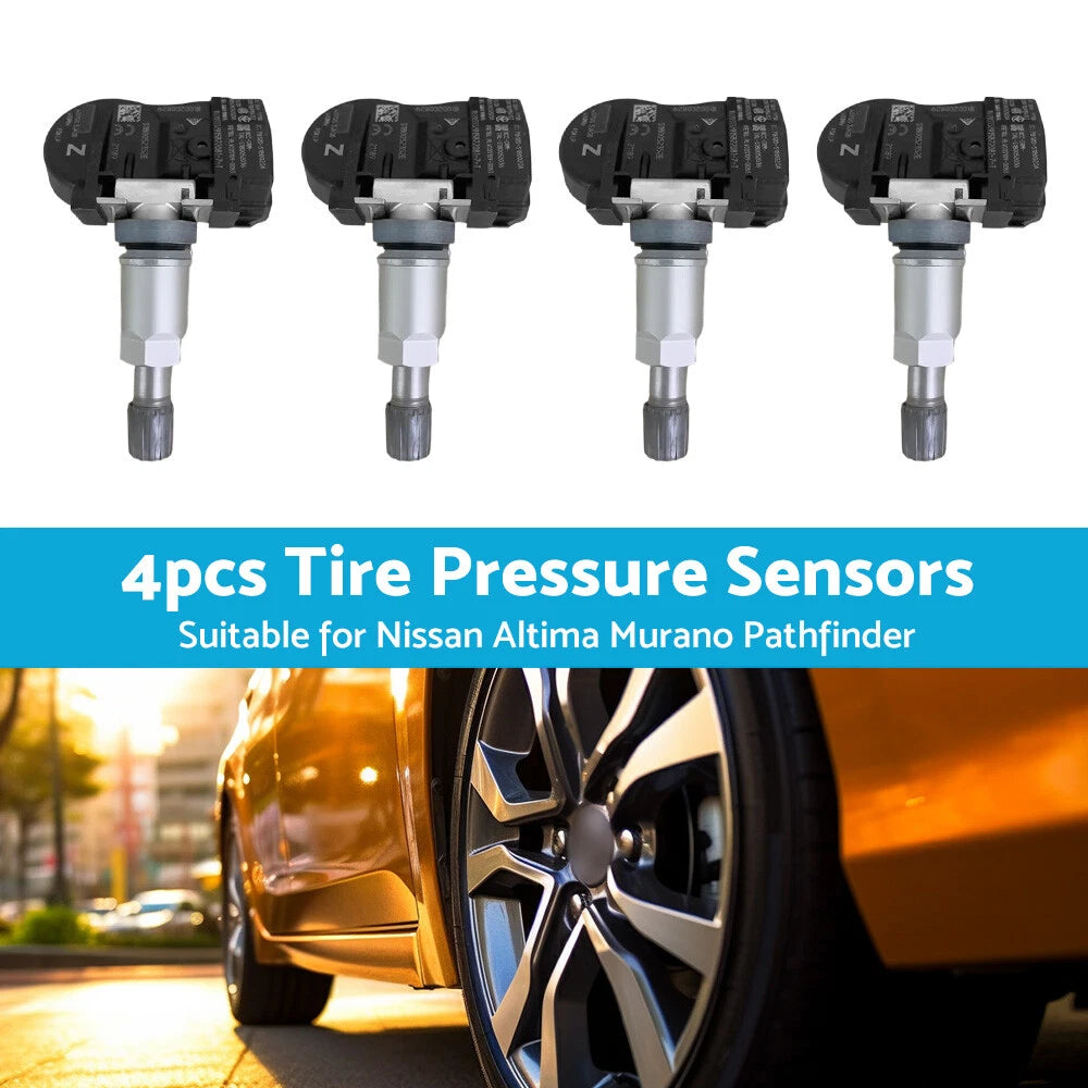 Set of 4 Tire Pressure Sensors for Nissan Altima Pathfinder (40700-3JA0B)