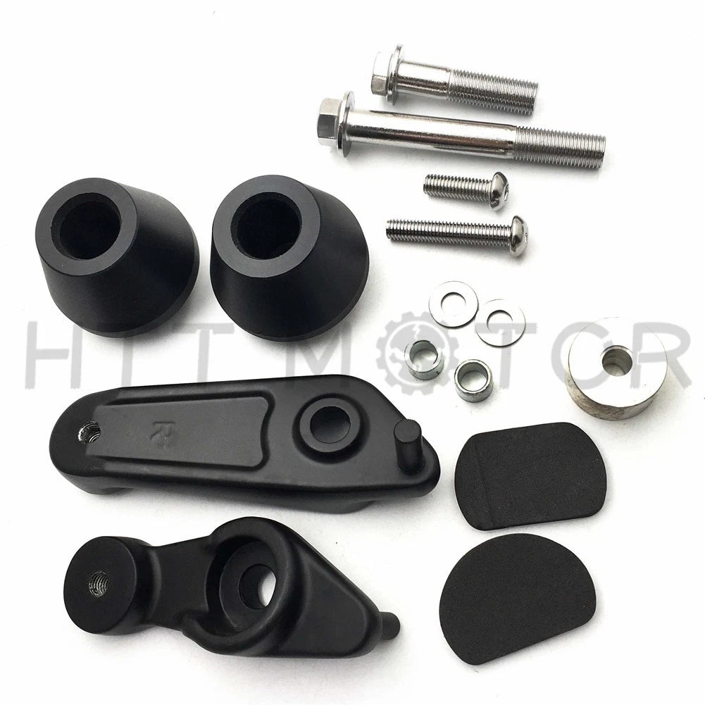 Black Frame Sliders Crash Protectors for Yamaha YZF R1 (2009–2014)