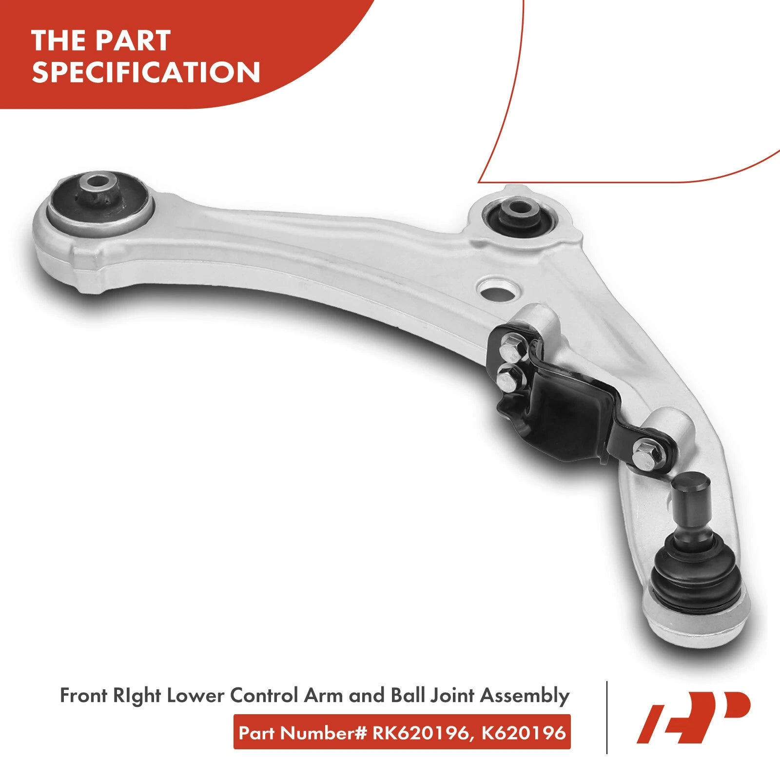 Set of 4 Front Lower Control Arm Assembly & Tie Rod for Nissan Altima (2007–2013)