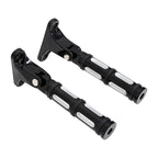 Black Passenger Footpeg for Harley Road King, Street, Electra Glide (1993–2025)