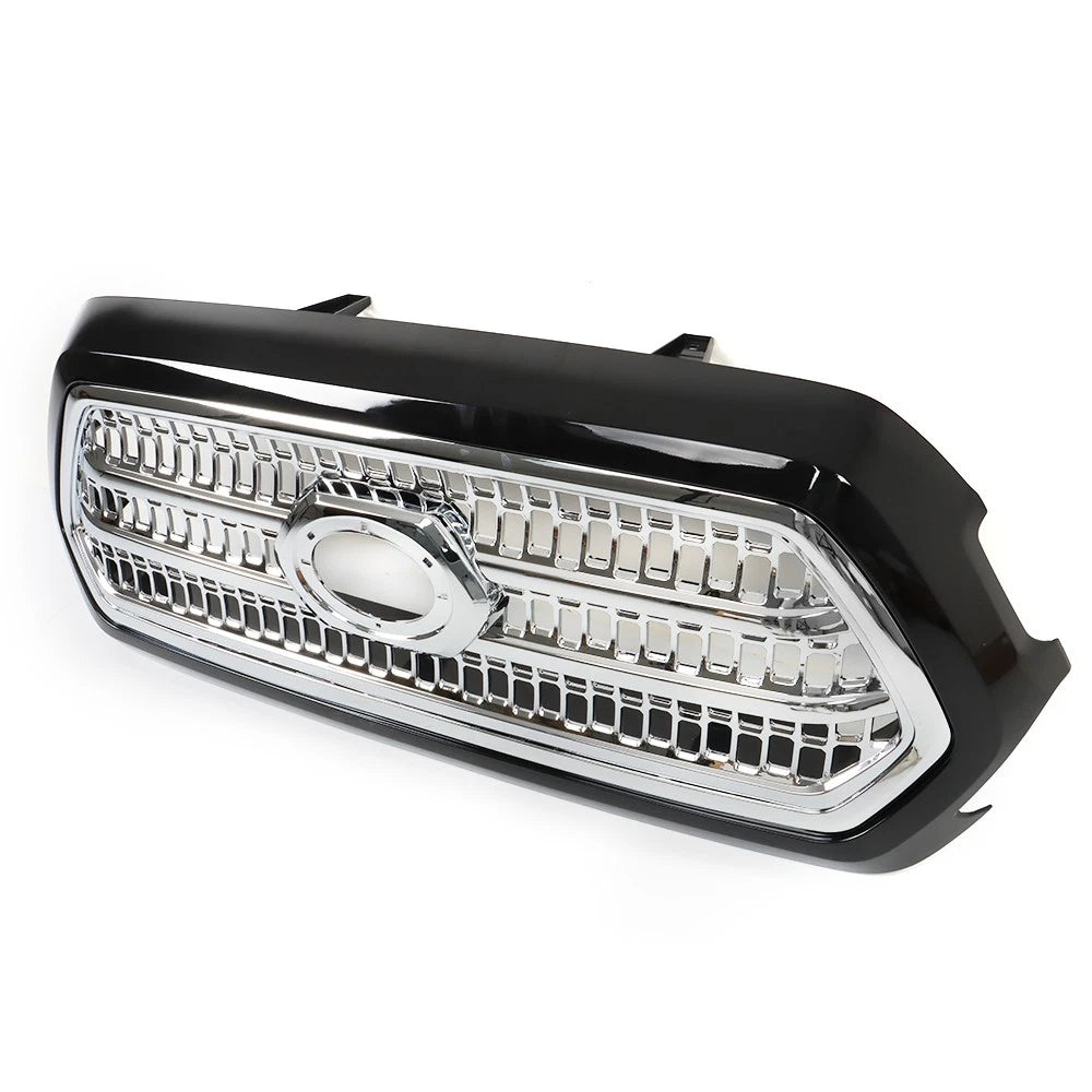 Chrome Front Bumper Grille Assembly for Toyota Tacoma (2016-2017)