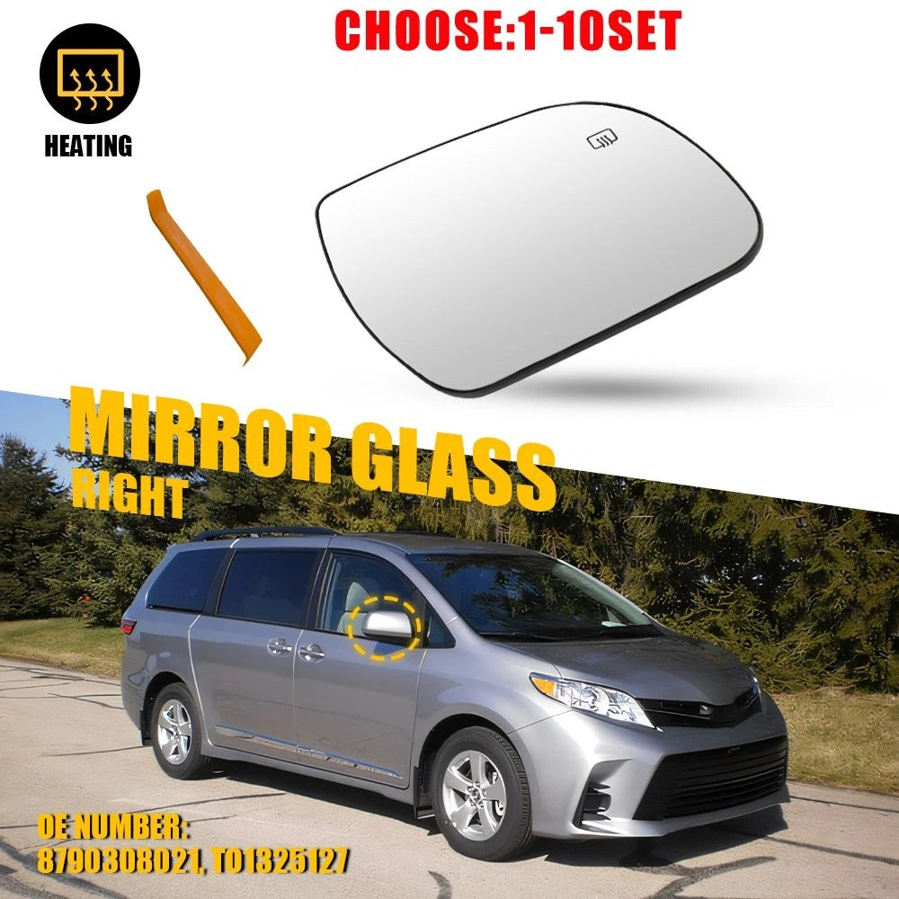 Heated Mirror Glass for Toyota Sienna (2011–2019) OE TO1325127