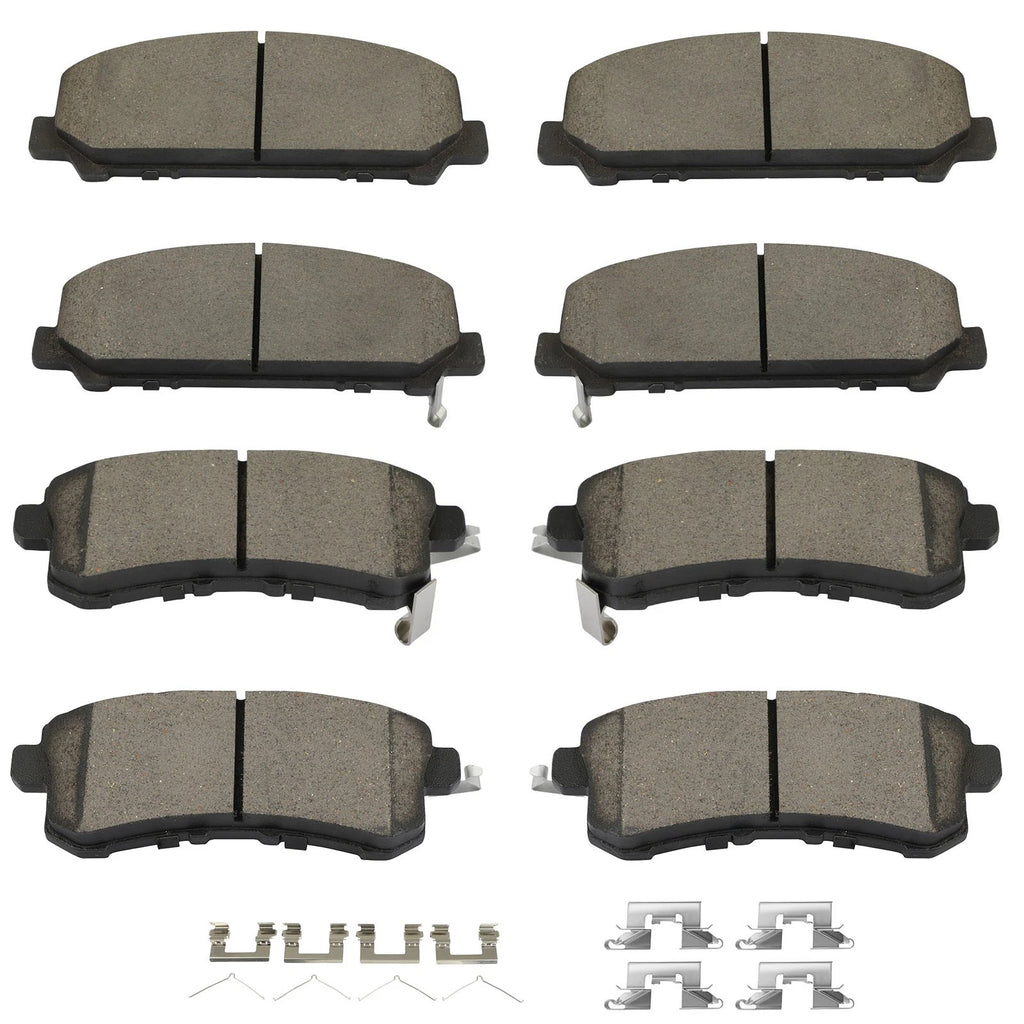 Set of 4 Ceramic Brake Pads for Infiniti QX56 (2011–2013)