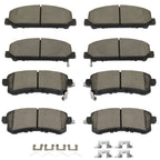 Set of 4 Ceramic Brake Pads for Infiniti QX56 (2011–2013)