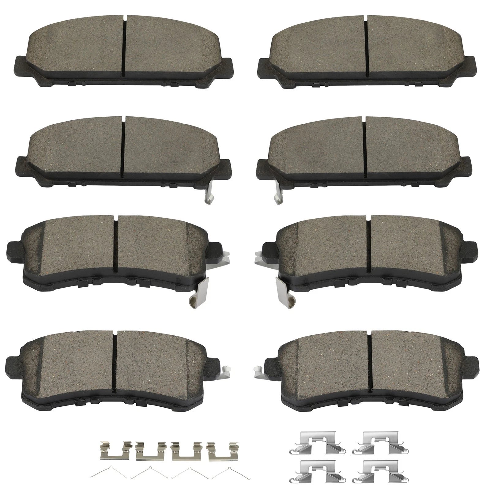 Set of 4 Ceramic Brake Pads for Infiniti QX56 (2011–2013)