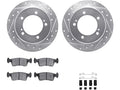 Front Brake Pad and Rotor Kit for Suzuki Samurai (1986–1994) HQ768CD