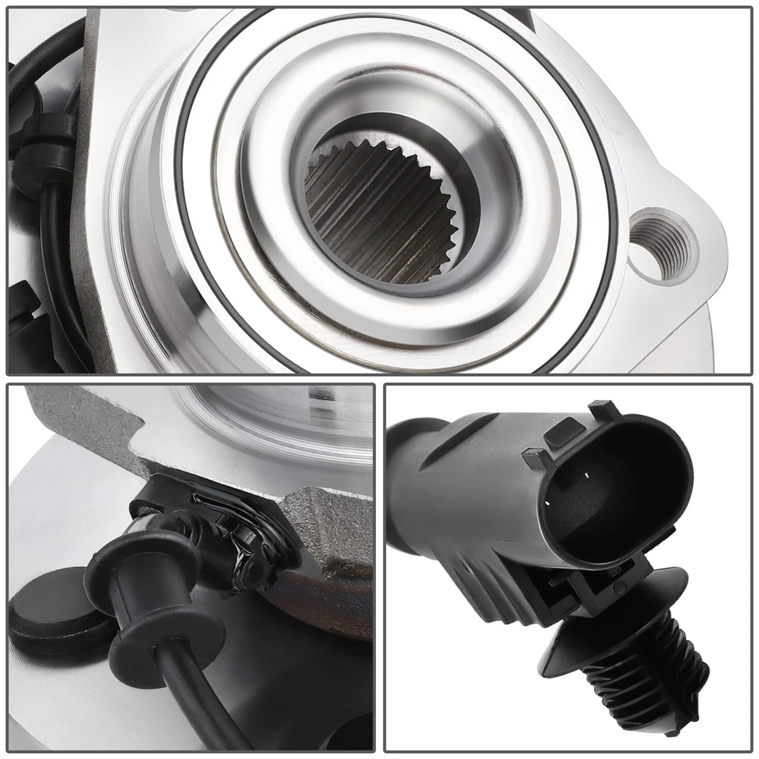Front Wheel Hub Bearing Assembly w/ABS Sensor for Nissan Armada Titan (2012–2015)