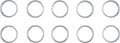 Exhaust Gaskets for Harley-Davidson Evo BT, XL, M8 (1984–Present) Replaces 65324-83