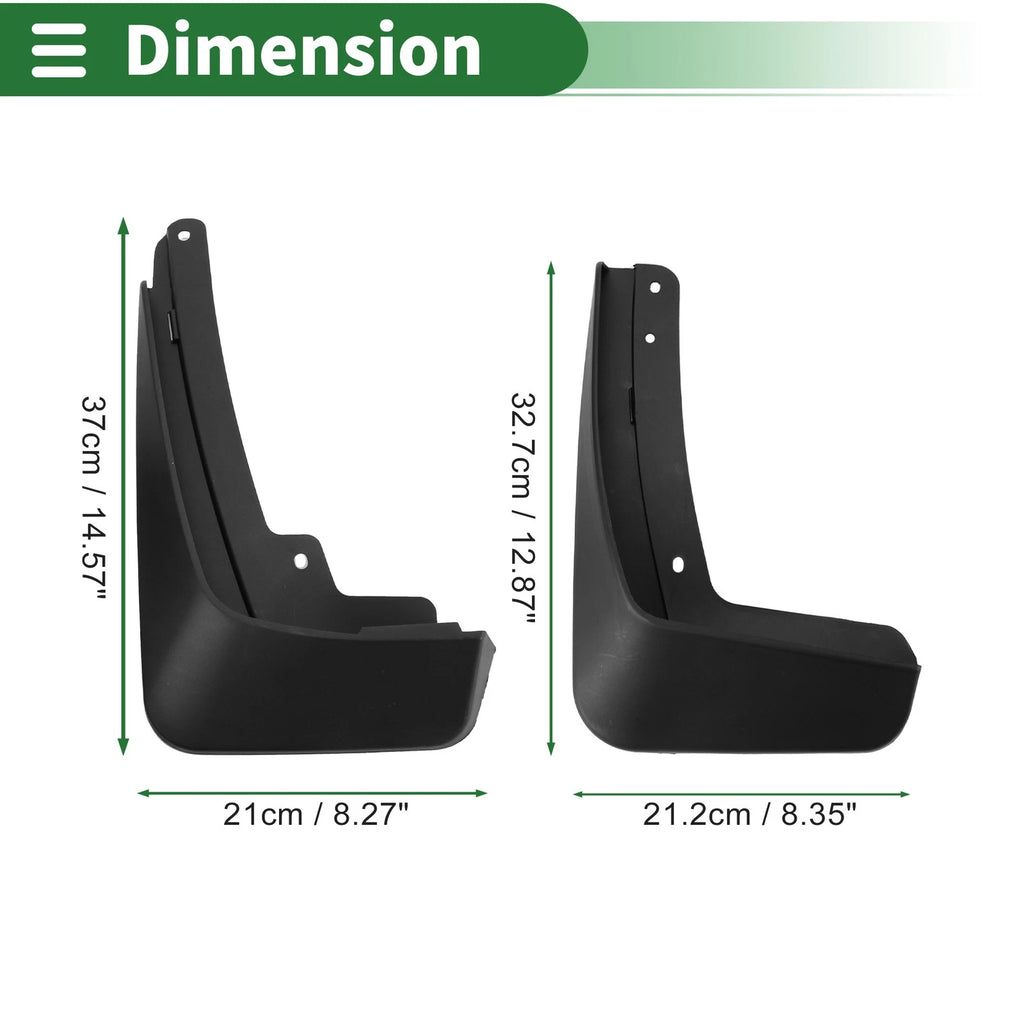Mud Flaps Splash Guards for Buick Enclave (2021–2023) W/ Mount Accessories