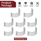 8pcs Rod Bearing for Yamaha WaveRunner FX HO SHO SVHO (2013–2023)