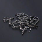 40PCS Spring Hook with Wire Cage for Carp Fishing (5# to 16#)